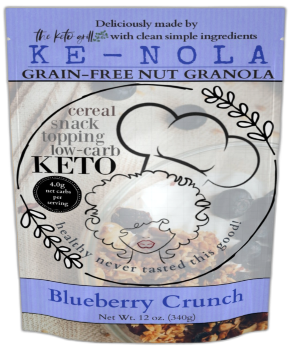 Ke-nola Grain-free Soy-free Vegan Granola Blueberry Crunch Grain-Free Granola | 12 oz |