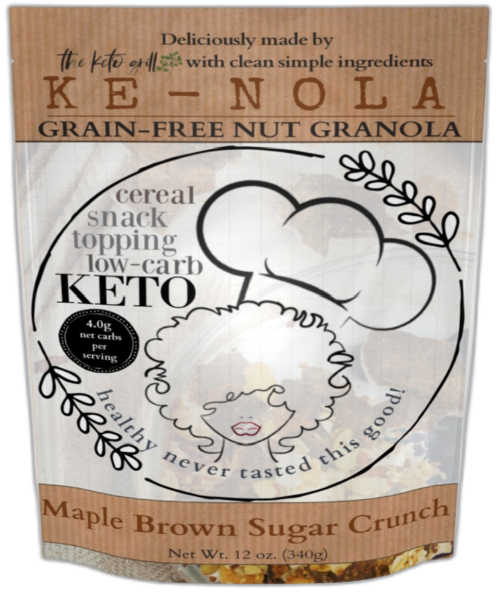 Ke-nola Grain-free Soy-free Vegan Granola Maple Brown Sugar Crunch Grain-Free Soy-Free Granola | 12 oz |
