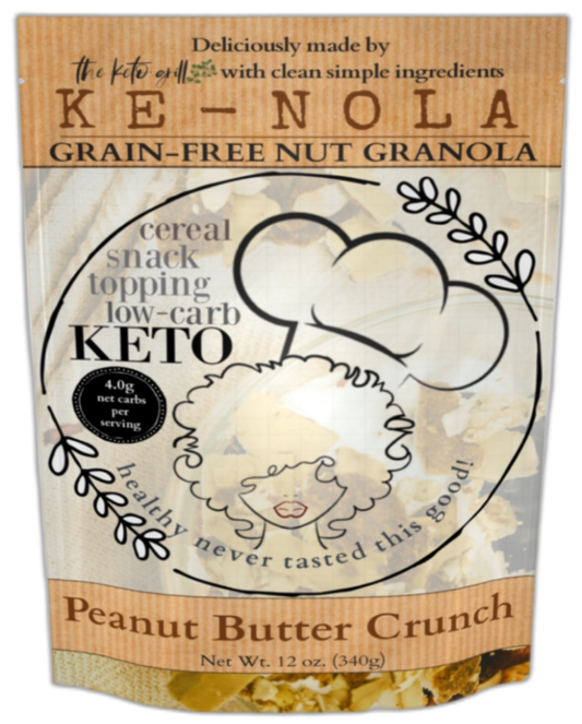 KE-NOLA GRAIN-FREE SOY-FREE GRANOLAPeanut Butter Crunch Grain-Free Granola | 12 oz |