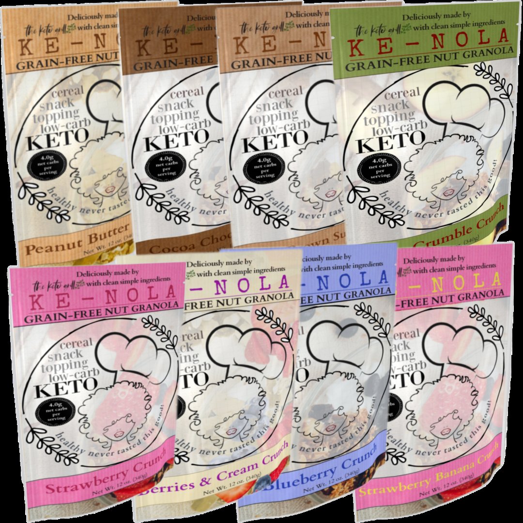 KE-NOLA Grain-free Granola – The Keto Grill