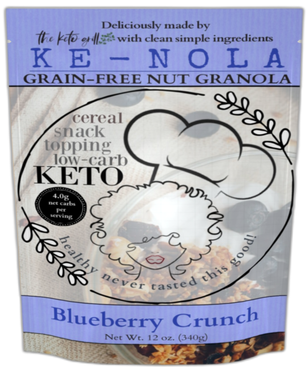 KE-NOLA GRAIN-FREE SOY-FREE GRANOLA Blueberry Crunch Grain-Free Granola | 12 oz |